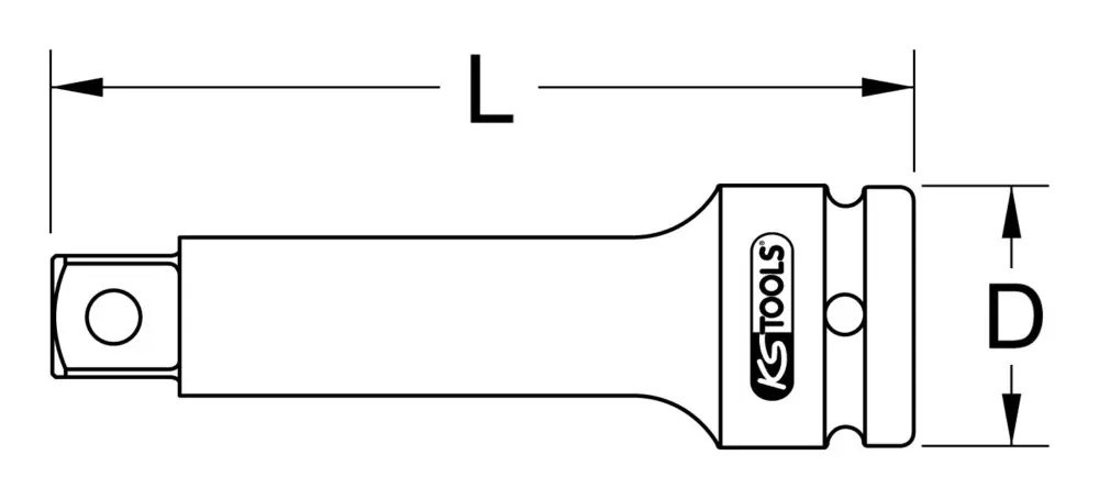 Sichere Zahlung KS Tools 3/4" Kraft-Verlängerung, 150 mm