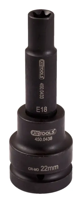 KS Tools 3/4" Torx-E-Kraft-Stecknuss, lang, E18 Begrenztes Angebot