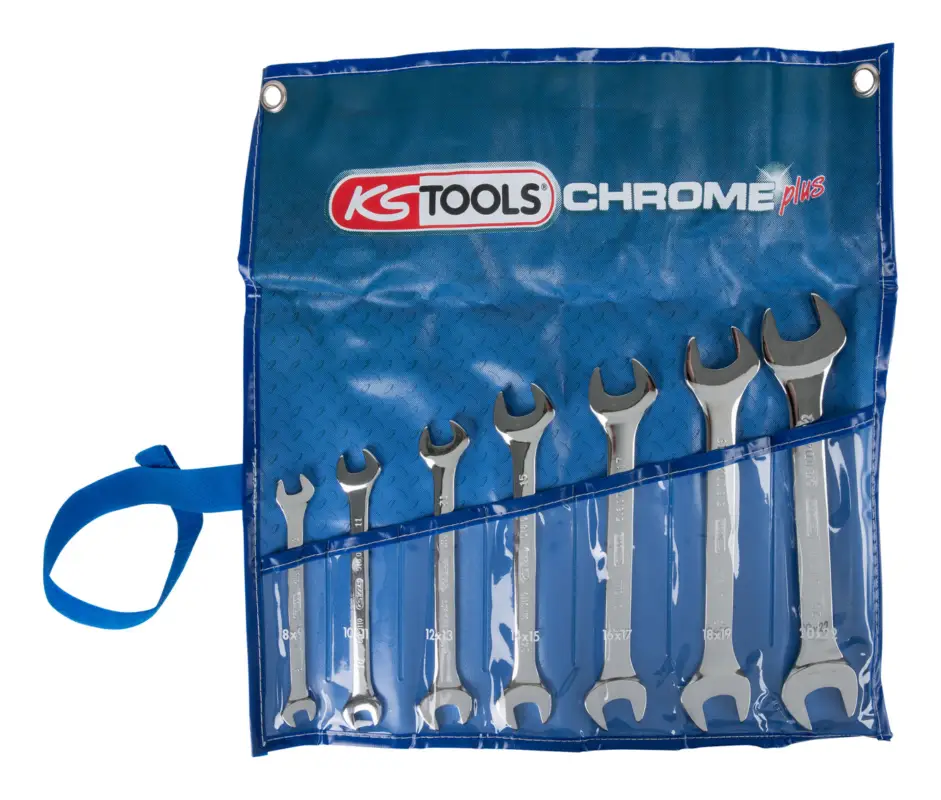Abverkauf KS Tools CHROMEplus Doppelmaulschlüssel-Satz, 7-teilig