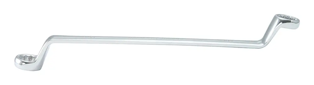 KS Tools CHROMEplus Doppel-Ringschlüssel, gekröpft, 24 x 27 mm Highlight