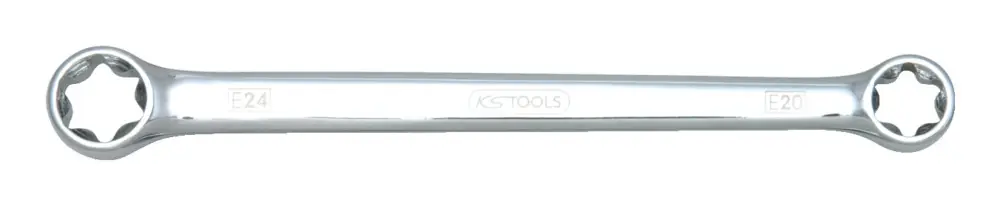 KS Tools CHROMEplus Torx-E-Doppel-Ringschlüssel, E20xE24 Angebot