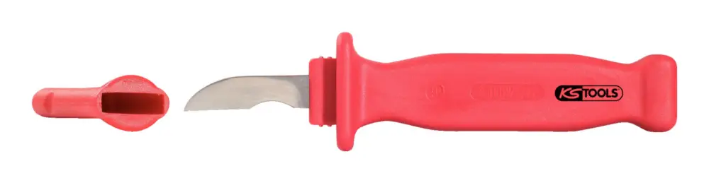Garantierte Lieferung KS Tools Kabel-Abisoliermesser mit Schutzisolierung, 195 mm