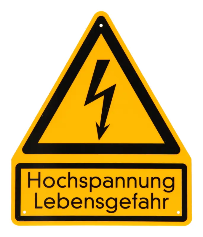 Jetzt Kaufen KS Tools Warnschild Hochspannung, Lebensgefahr
