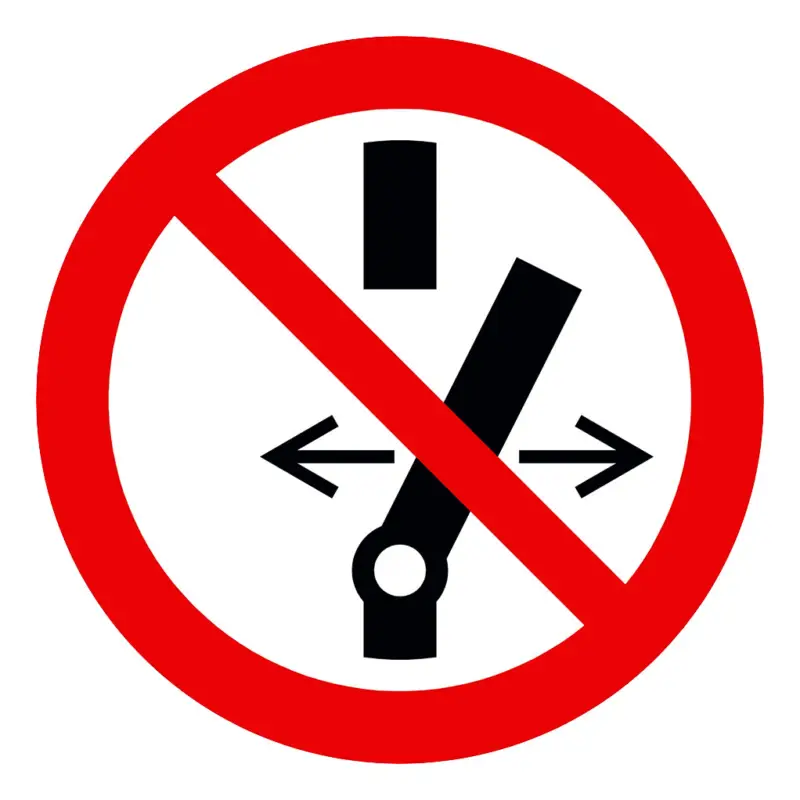 KS Tools Warnschild-Hybrid Schalter Markenware