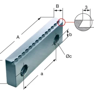 Nur Für Kurze Zeit Röhm Krallenbacken-Satz 125 mm mit Feinstufe