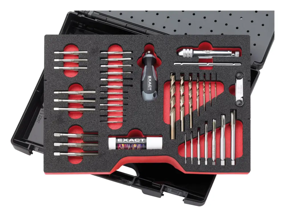 Aktuell EXACT Gewinde-Sortiment HSS-E M3-12 61tlg.