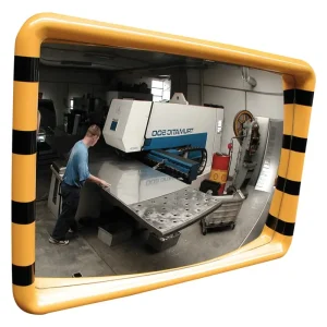 Dancop Industriespiegel gelb / schwarz 60 x 90 cm Kracherpreis