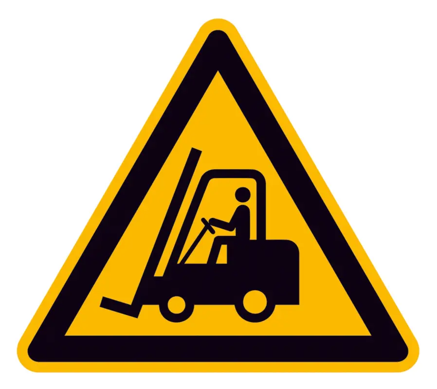 Highlight SafetyMarking Warnschild Folie Flurförderzeuge SL200mm