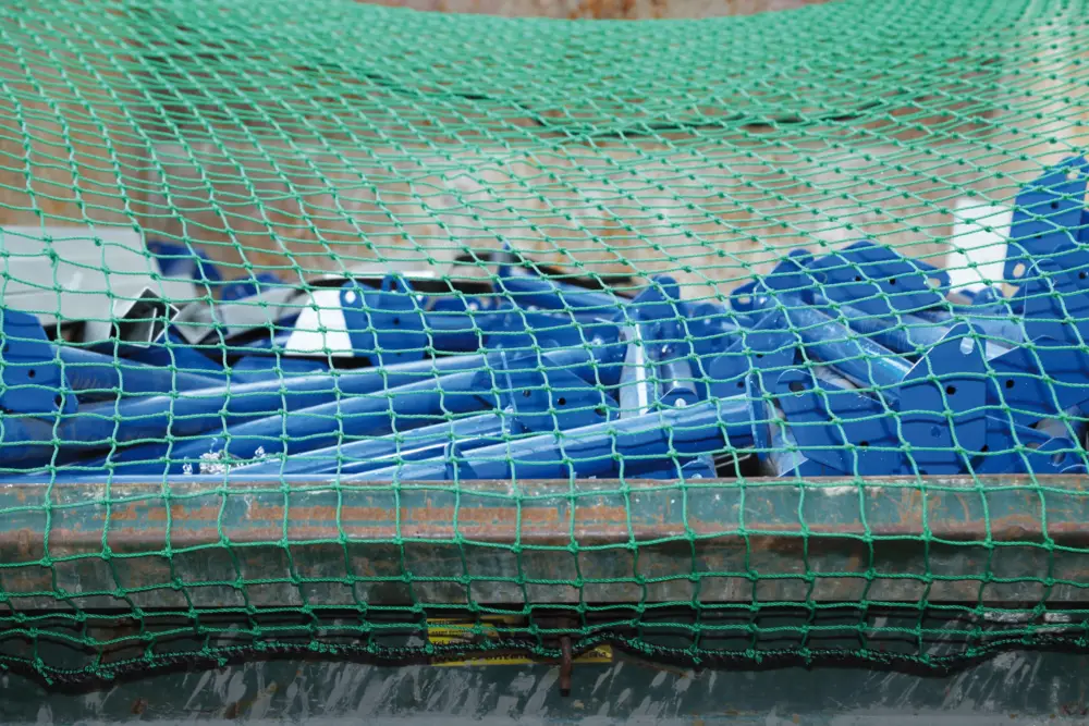 Containernetz 3,5 x 6 m MW 45 grün ohne Gummi Sofort Bestellen