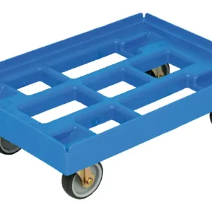 Sale ESB Transportroller 610 x 410 mm blau mit 4 Lenkrollen