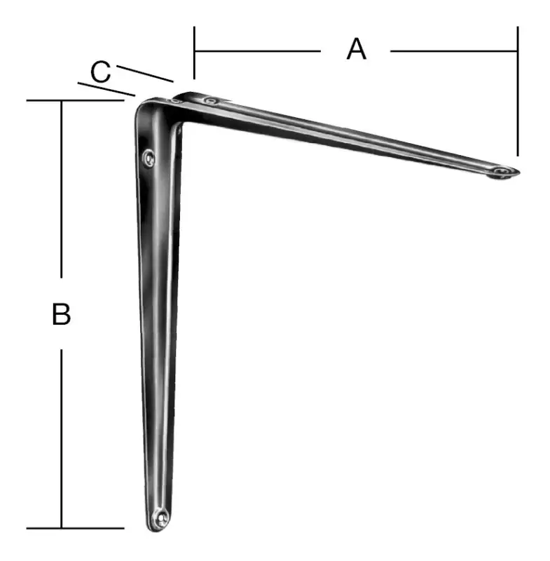Markenware Vormann Konsolen-Stützen 100 x 125 mm Nr.150100LB