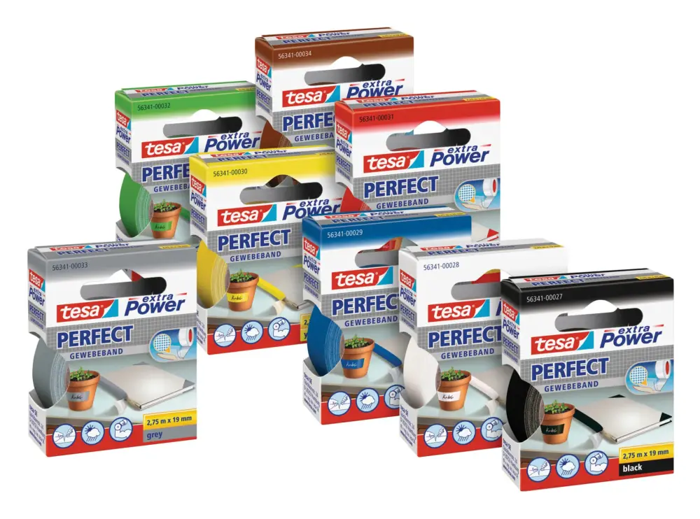 Mega-Angebot Tesa extra Power grau 2,75 m x 38 mm Gewebeband(Verpackungseinheit: 6Stück)