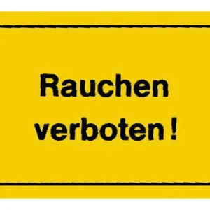 Adco Verbotsschilder Rauchen verboten Geprüft