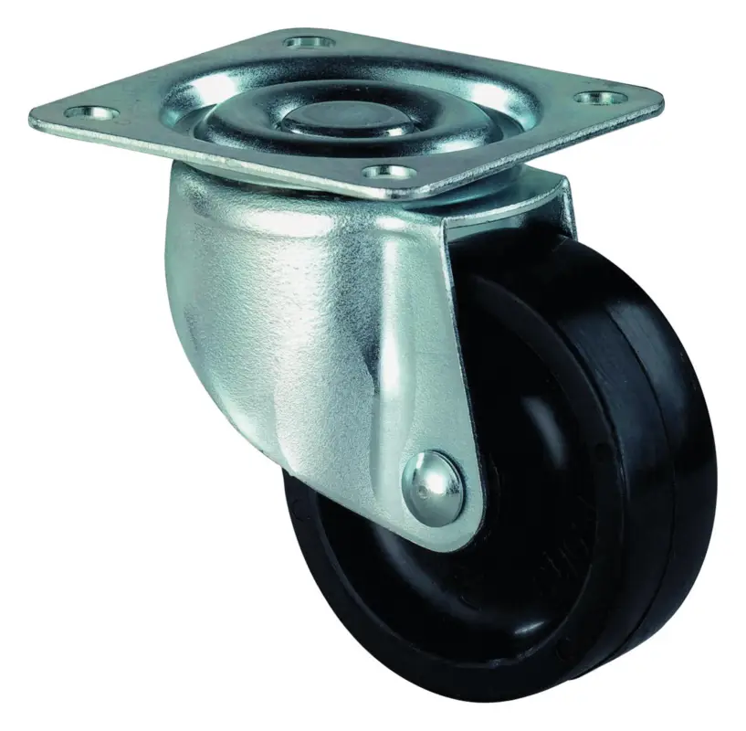 Begrenztes Angebot BS Rollen Lenkrolle 30 mm schwarzes mit Kunststoffrad