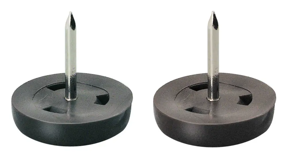 Expressversand Dransfeld Kunststoffgleiter braun 25 mm(Verpackungseinheit: 100Stück)