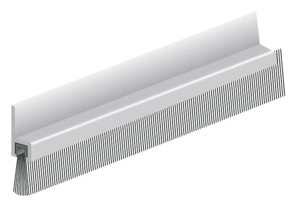 Echt Ellen Türbodendichtung alu IBS 31 250 cm mit PP Bürste