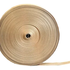 Rathgeber Rollladengurt 14 / 15 mm x 50m creme / silber 200 kg Reißfestigkeit Sonderangebot