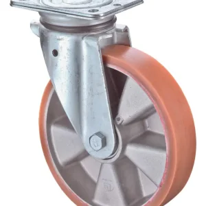 Top-Seller BS Rollen Lenkrolle 150 mm mit Kugellager schwer verzinkt Alu-Felge