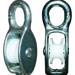 Begrenztes Angebot HBS Betz Blockrolle Nr.4981 verzinkt 30 mm 1 Öse