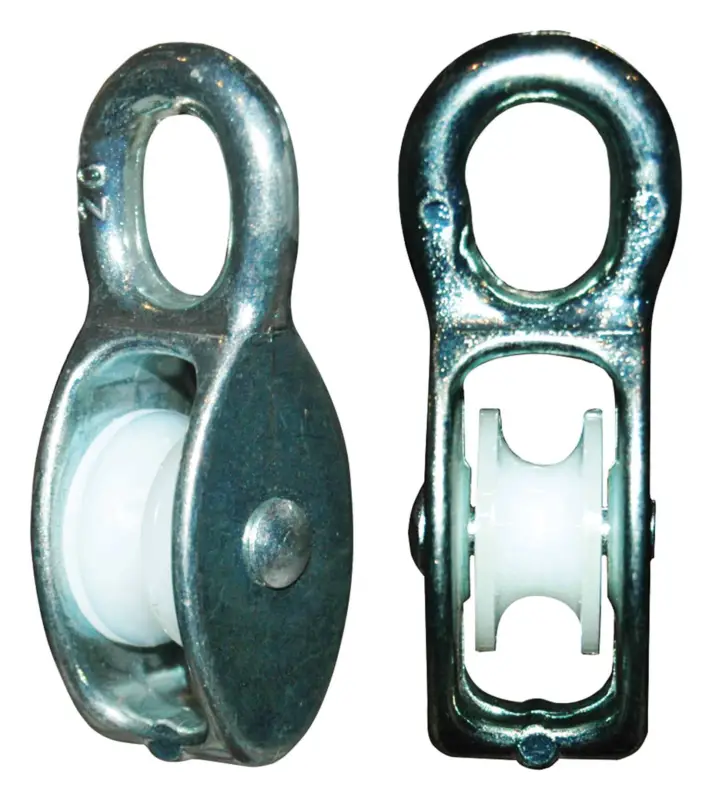 Ausverkauf HBS Betz Blockrolle Nr.4981 verzinkt 50 mm 1 Öse