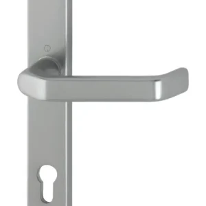 Hoppe Liverpool Aluminium-Schmalschild-Türgriff-Halbgarnitur 1313G/3357SN, Profilzylinder, für Profiltüren (Innenseite) - stahlfarben Saisonangebot