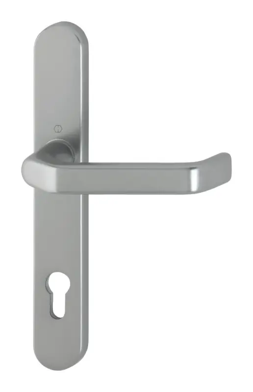 Hoppe Liverpool Aluminium-Schmalschild-Türgriff-Halbgarnitur 1313G/3357SN, Profilzylinder, für Profiltüren (Innenseite) - stahlfarben Saisonangebot