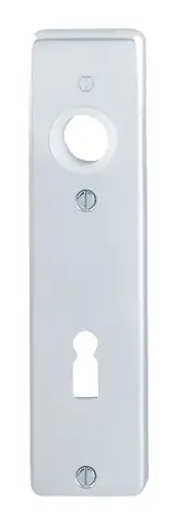 Angebot Hoppe Aluminium-Kurzschild-Paar 202KP, Buntbart, für Innentüren - silberfarben(Verpackungseinheit: 1Paar)