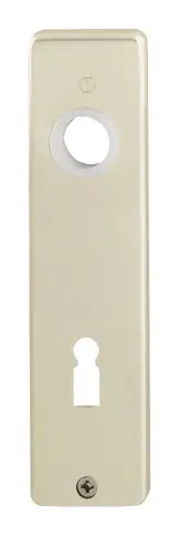 Direktkauf Hoppe Aluminium-Kurzschild-Paar 202KP/AP, Buntbart, für Innentüren - neusilberfarben(Verpackungseinheit: 1Paar)