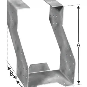 Abverkauf Simpson Strong-Tie Gerberverbinder GERG120/260-B(Verpackungseinheit: 10Stück)