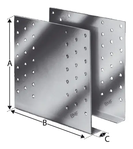 Markenprodukt Simpson Strong-Tie Gerberverbinder GERW140-B(Verpackungseinheit: 20Stück)