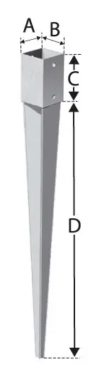 Direktkauf Simpson Strong-Tie Pfostenhalter PPJET90/90/750G