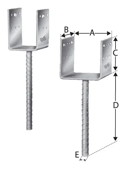 Bestseller Simpson Strong-Tie Stützenfuß PPD90/90G(Verpackungseinheit: 10Stück)