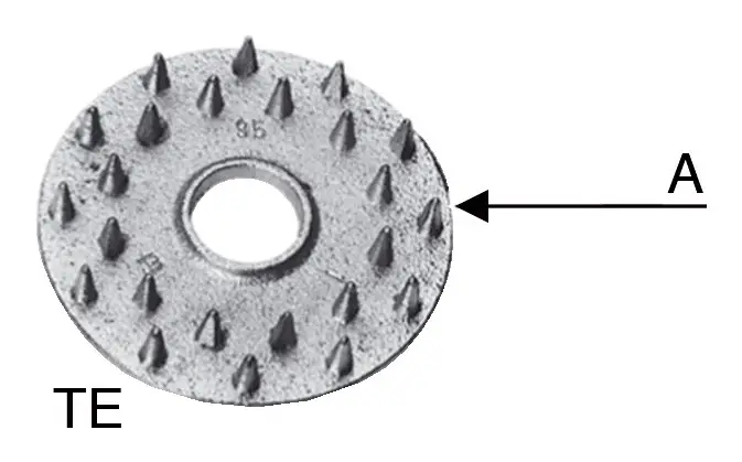 Simpson Strong-Tie Tempergussdübel zweiseitig C10-50-B(Verpackungseinheit: 400Stück) Highlight