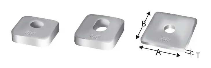 Beliebt Simpson Strong-Tie U-Scheibe US50/50/8G-B(Verpackungseinheit: 50Stück)