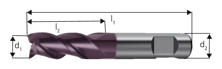 Forum Bohrnutenfräser WN L VHM 3,5 mm TiALN Online Kaufen