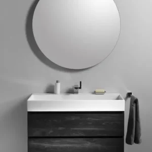 Direkt Vom Hersteller Repabad Base 45 Unterschrank 45 x 100 cm mit 2 Auszügen - Eiche Schwarz