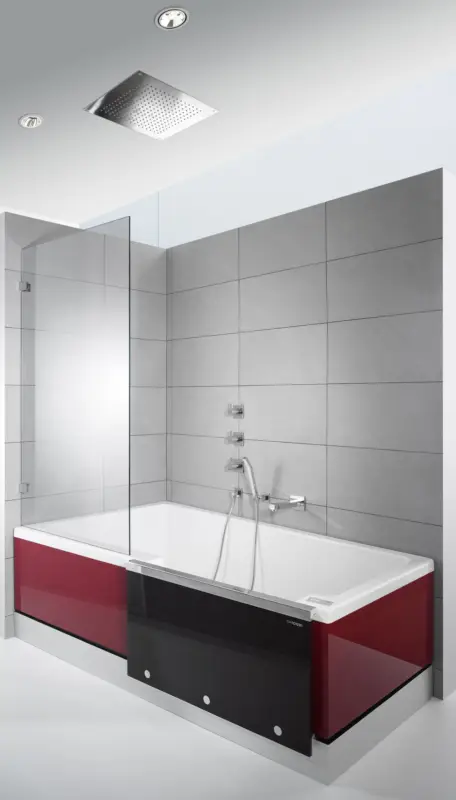 Nur Für Kurze Zeit Repabad Aufpreis Glasfront für Easy-in 180 Einstieg rechts Ecke links - Snow