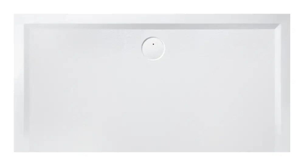 Ausverkauf Hoesch Muna Rechteckduschwanne mit Antirutsch 1000 x 750 mm - Schiefergrau