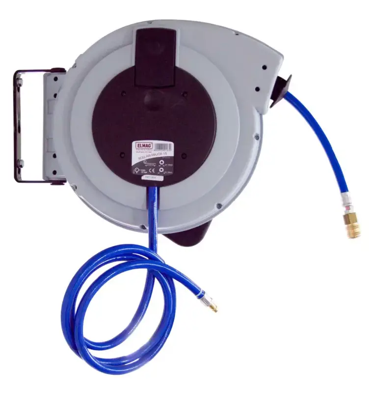 Angebot Automatischer Schlauchaufroller SET ROLL AIR PROFI 15 8x12 mmArt. Nr.: 42166im Karton beigepackt (zur Selbstmontage):1 Stk.Autom. Rücklaufbremse 'SLOW MOTION'Art. Nr.: 42160