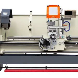 Geprüft Universal-Drehmaschine INDUSTRIE 1000/330 HD inkl. 3-Achs-Positionsanzeigeinkl. Schnellwechsel-Stahlhalter 'Set', System Multifixmit elektromagnetischer MotorbremseBetriebsbereit: inkl. Ölfüllung , entkonserviert (entfettet), komplett montiert und Probelauf durchgeführt