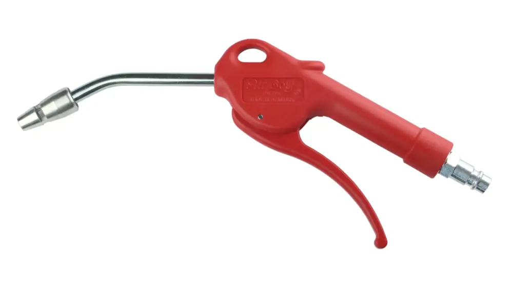Ausblaspistole JWL TURBO, Ø 8mm Rohr gebogen, ByPass Düse, inkl. Stecknippel Versand Am Gleichen Tag