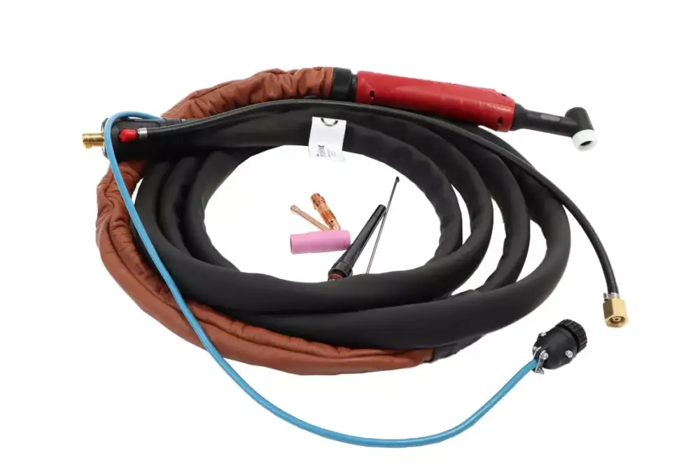 Meistverkauft WIG-Schlauchpaket SR 26/4m - HF für TIG SOUND´s ohne Wasserkühlung, SteckerØ 13mm 35/50mm²