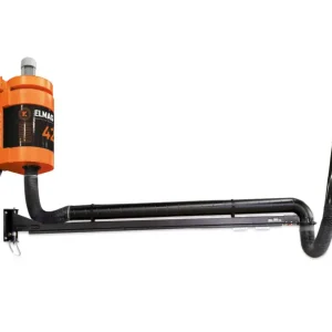 Absauganlage, MaxiFil, stationär Absaugarm Ø 150mm/7m in Schlauchausführung, Absaugl. mit Arm max. 1.000 m³/h ~ 1,5 kW ~ 3x400 V(Type 65 850 105) Top-Preis