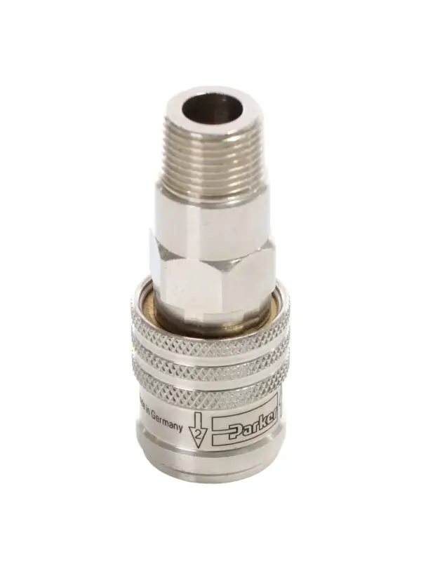 Kupplung Edelstahl 316 JWL Serie 540 DN 7,8, AG 3/8' BSP (Lebensmittel) Preisreduziert