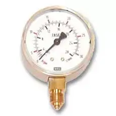 Arbeitsdruckmanometer (Argon-CO2) für Druckregler zu Stahlflasche1 Stk. Packung - SB Ø 63mm Saisonangebot