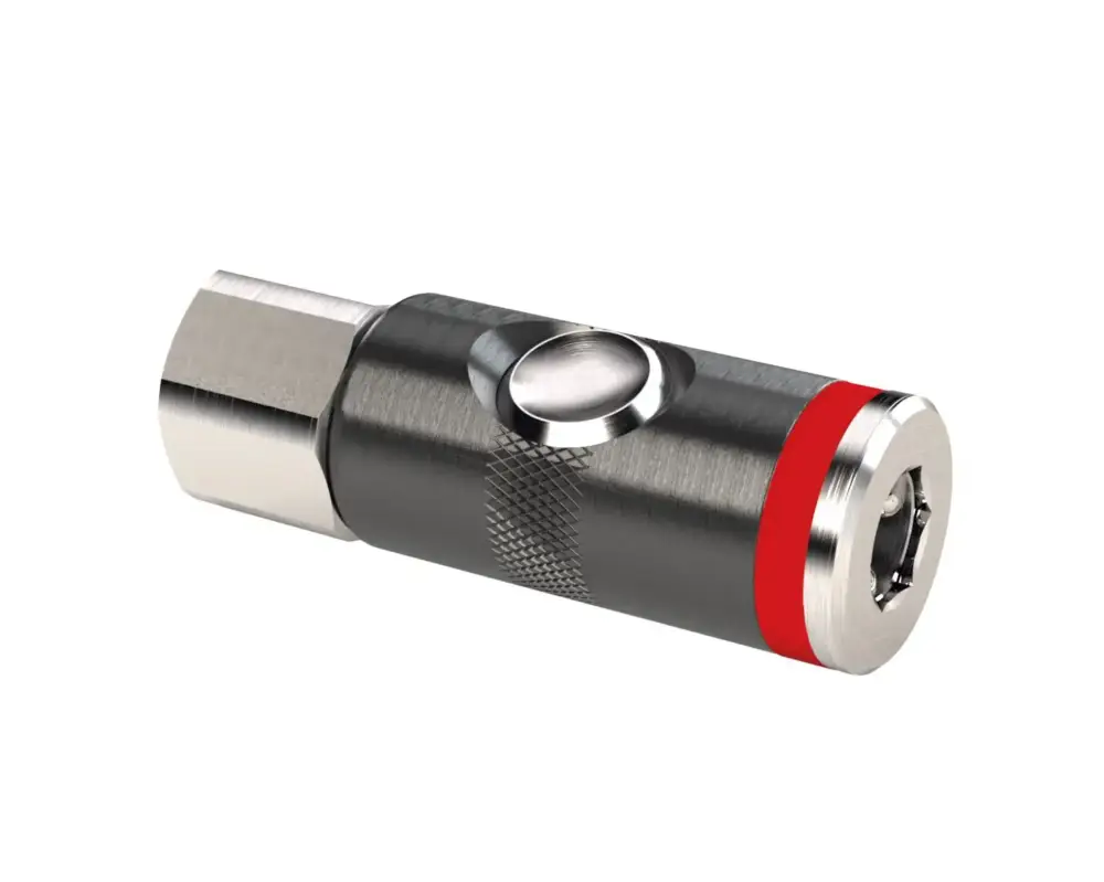 Sicherheitskupplung IG 3/8' mit Druckknopf und Drehgelenk DN 7,4- 1 Stk. Packung - SB Sofort Bestellen