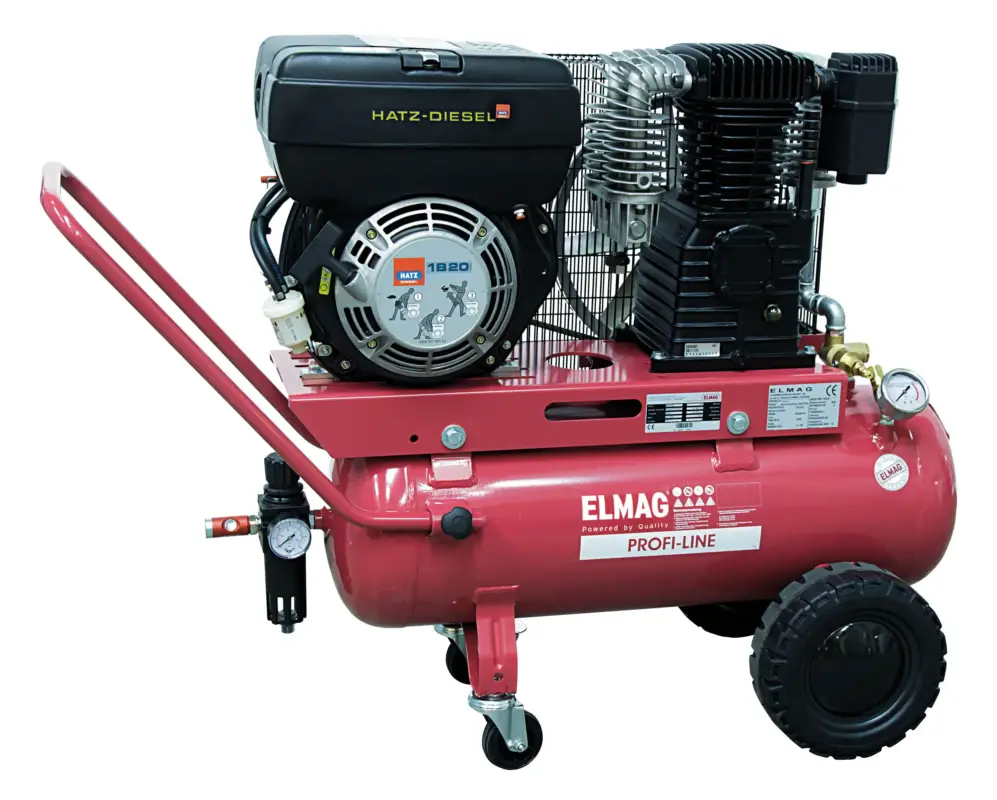Motorkompressor PROFI-LINE DIESEL 600/10/100 Neue Kollektion