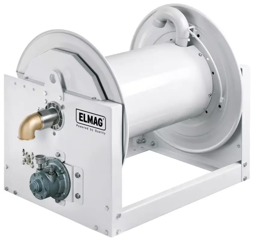Ausverkauf INDUSTRIE Schlauchaufroller Serie 700 / L 550 Pneumatischer Antrieb, für Öl und ähnliche Produkte, 70 bar