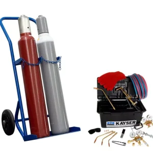 AUTOGEN-Komplett-Set Montagebox KE 17/5m - Set / 10 l bestehend aus:1Stk.Stahlflasche 10 lt54250 UN 1072 Sauerstoff,verdichtet Klasse 2, ADR1Stk.Stahlflasche 10 lt54260 UN 1001 Acetylen,gelöst Klasse 2, ADR*Beförderung ohne Überschreitung der in Unterabschnitt 1.1.3.6 festgesetzten Freigrenzen1Stk.Stahlflaschenw. für 2x10 lt.584011Stk.Montagebox KE 17572785 m Zwillingsschlauch (=bei Art. 57258 beigepackt) Top-Angebot