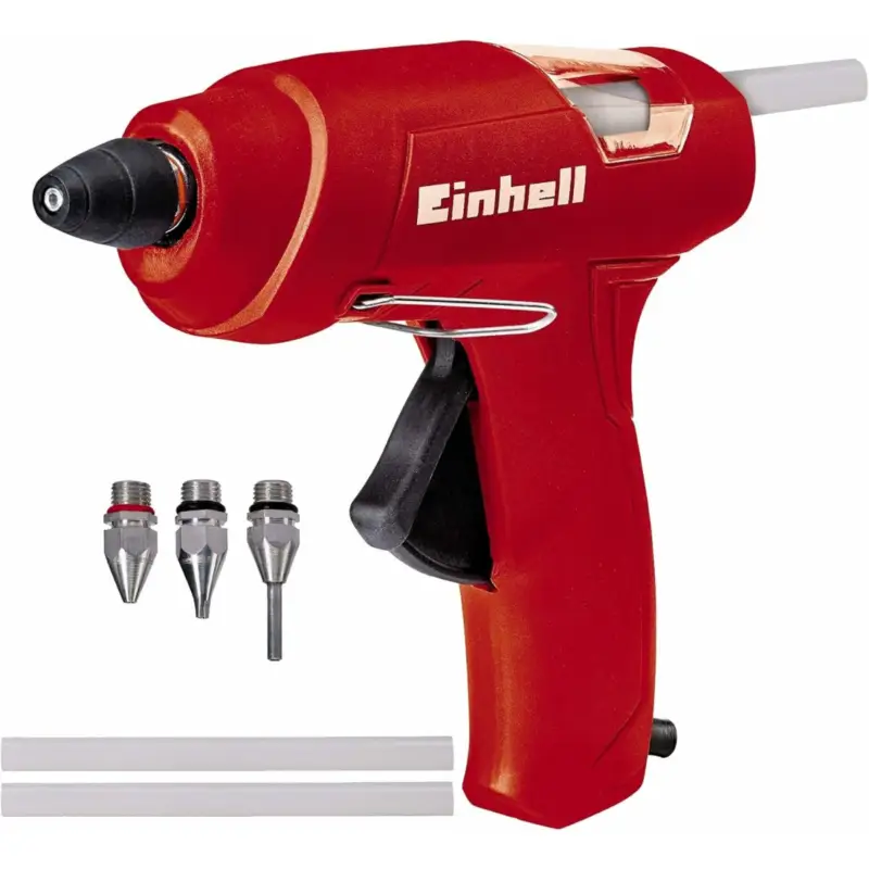 Einhell Heißklebepistole TC-GG 30,inkl.Standard-,Flach-, Verlängerungsdüse, 3 Klebestifte Kracherpreis